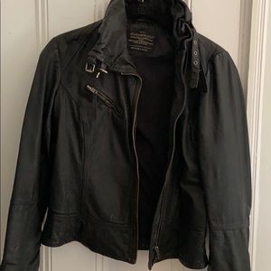 All Saints Belvedere Leather Jacket